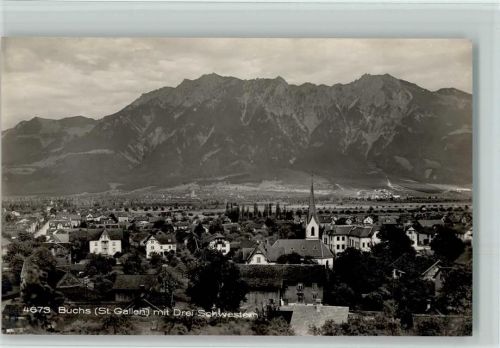 9470 Buchs SG - mit Drei Schwestern Stempel