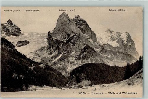 3860 Rosenlaui - Wellhorn Wetterhorn