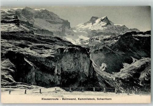 Balm Klausen - Balmwand Kammlistock Scherrhorn