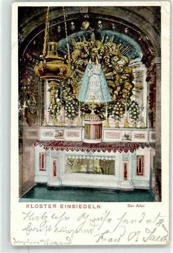8840 Einsiedeln 1904 - Kloster Altar