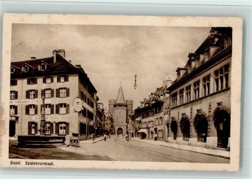 4000 Basel Bâle - Spalenvorstadt Spalenbrunnen Spalentor