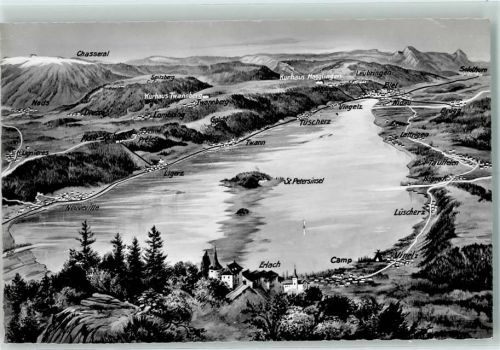 3235 St. Petersinsel Erlach - Aus der Vogelschau