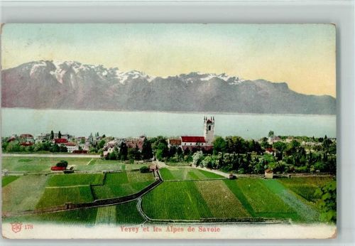1800 Vevey 1928 - et les Alpes de Savoie