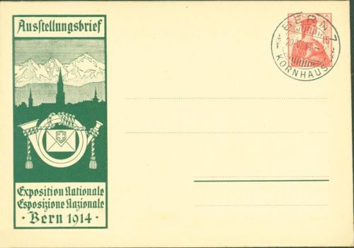 Bern Berne Phila Schweiz Ganzsache