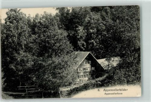 9428 Walzenhausen 1907 - Appenzellerhaus Ort lt. Stempel