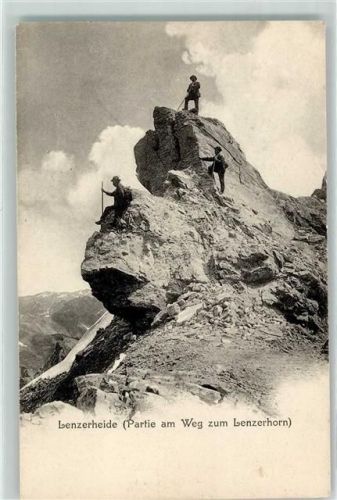 7078 Lenzerheide/Lai - Bergsteiger am Lenzerhorn
