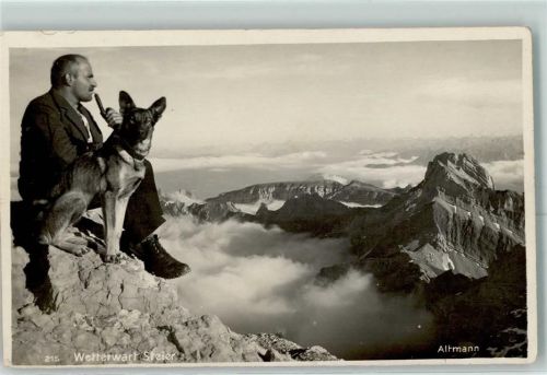 Säntis Gebrauchsspuren Wetterwart Steier