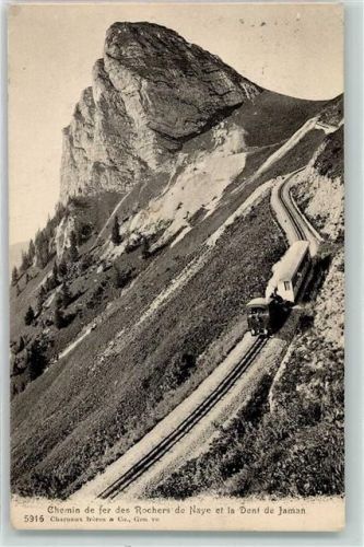 Rochers de Naye 1914 - Bergbahn Dent de Jaman
