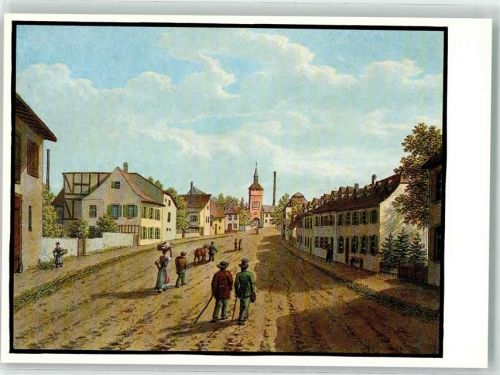 4000 Basel Bâle Künstlerkarte sign. J.J. Schneider Serie Nr. 234 Klybeckstrasse Bläsitor