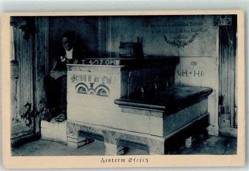 Bauernserie Nr.9100 Hinterm Ofen