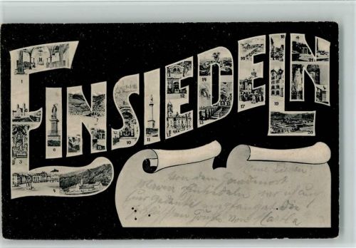 8840 Einsiedeln 1908 - Ortsansichten