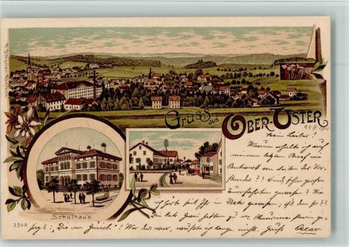 8610 Oberuster 1901 BOAKC Lithographie