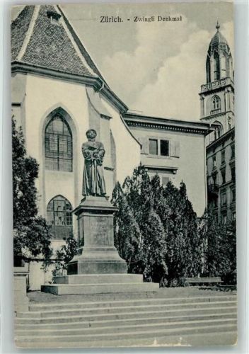 8000 Zürich - Zwingli Denkmal