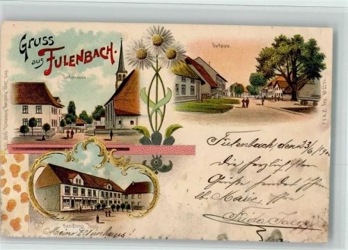 4629 Fulenbach 1900 BOAKC Handlung Jäggi Lithographie