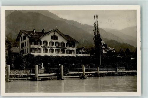 3855 Brienz BE Gebrauchsspuren Hotel Bären Werren