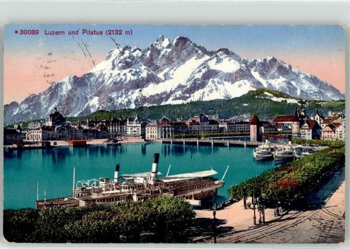 6000 Luzern Lucerne - Dampfschiff