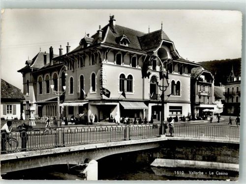 1337 Vallorbe Foto AK Gasthaus le Casino