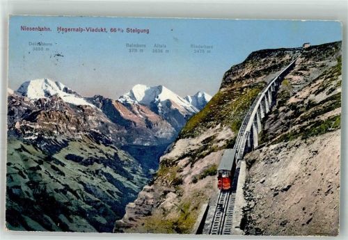3711 Mülenen - Bergbahn Niesenbahn Hegernalp-Viadukt