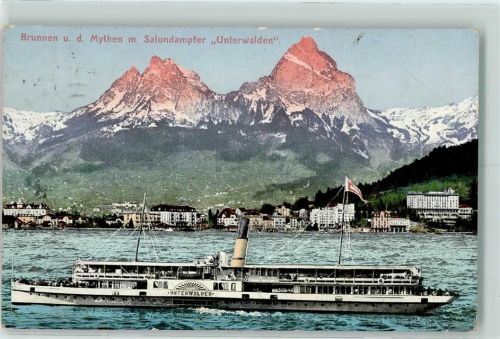 6440 Brunnen - Mythen mit Salondampfer Unterwalden