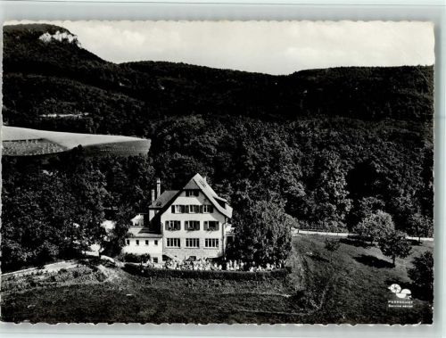 4143 Dornach - Luftbild - Hotel Schlosshof, sehr gute Erhaltung AK