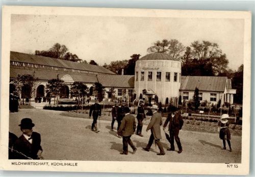 3000 Bern Berne - Landesausstellung 1914 Nr.15 Milchwirtschaft Küchlihalle Ausstellungsstempel