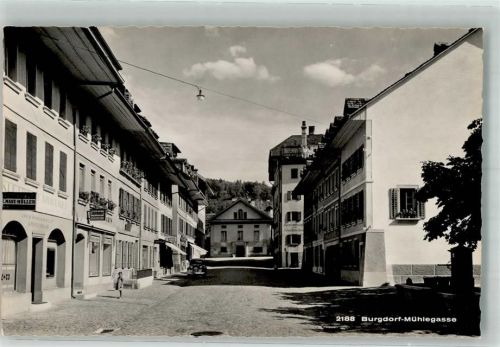 3400 Burgdorf Berthoud Foto AK Mühlegasse