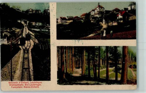 2533 Leubringen Evilard 1913 - Drahtseilbahn Biel - Leubringen Funiculaire