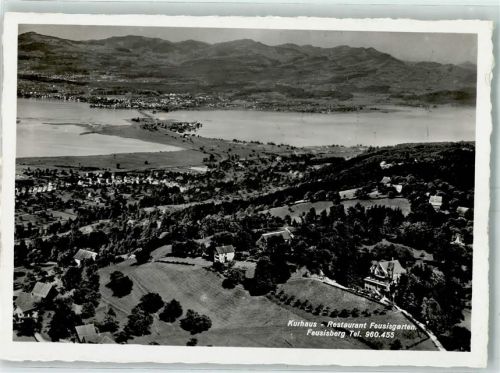 8835 Feusisberg - Kurhaus Restaurant Feusisgarten Flugaufnahme