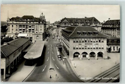 3000 Bern Berne Foto AK Hotel Bellevue Winterthur Versicherung AK