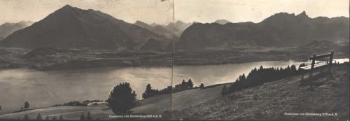 3655 Sigriswil - Panorama vom Blumenberg beschädigt