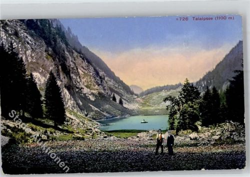 8757 Filzbach Lithographie Talalpsee