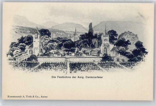5000 Aarau - festbühne der Centenarfeier