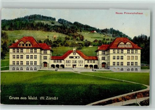 8636 Wald ZH - 1915 Neues Primarschulhaus