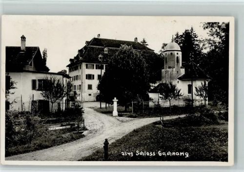 8547 Gachnang 1939 Foto AK Schloss