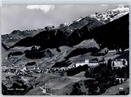 7180 Disentis Mustér 1956 - Kirche Schloss