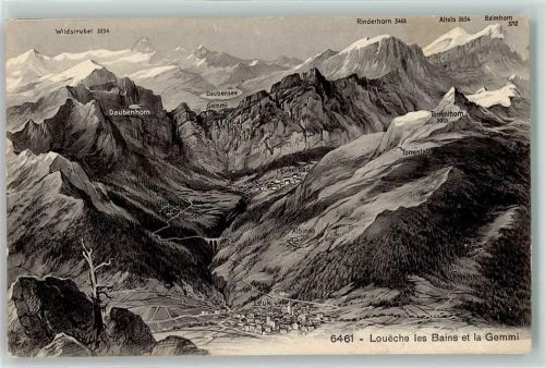 3954 Leukerbad Loèche-les-Bains - Gemmi