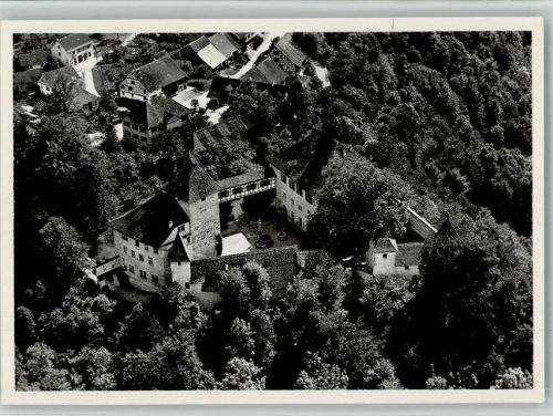 8314 Kyburg - Luftaufnahme Schloss Kyburg Blick in den Schlosshof