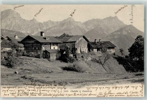 1885 Chesières 1906 - Chalets