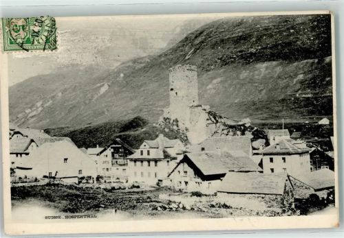 6493 Hospental - Burgruine