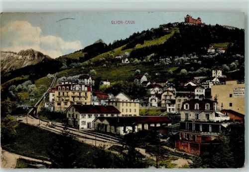 1823 Glion 1915 Gebrauchsspuren Caux