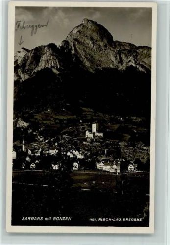 7320 Sargans - mit Gonzen Aufnahme mit Jca-Camera