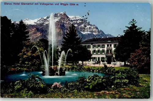 8750 Glarus - Hotel Glarnerhof Volksgarten Wiggis