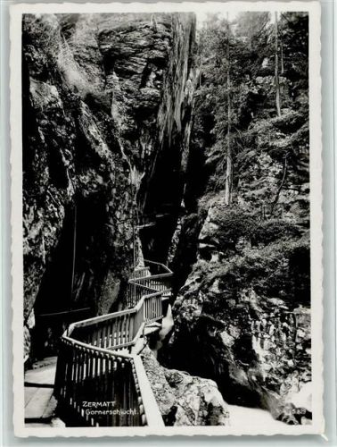 3920 Zermatt 1947 - Gornerschlucht