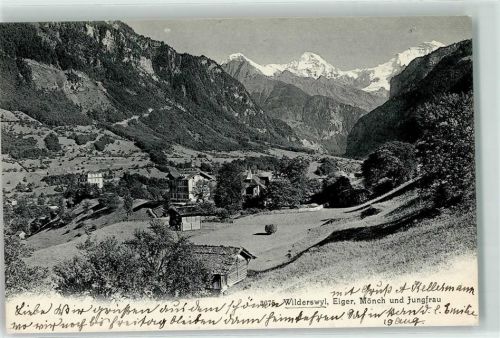 3812 Wilderswil 1905 - Eiger Mönch Jungfrau