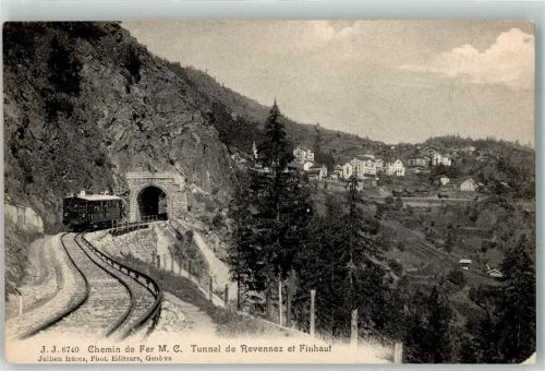 1925 Finhaut - Eisenbahn Revennez-Finhaut Tunnel
