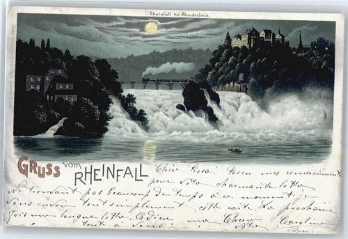 8200 Schaffhausen Sciaffusa - Rheinfall, Mondschein