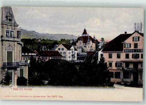 8630 Rüti ZH 1908 - Hotel Löwen