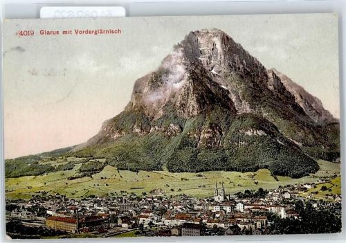 8750 Glarus - Ortsansicht mit Vorderglärnisch