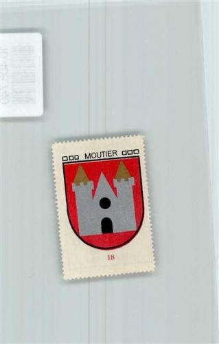 2740 Moutier - Vignette Wappen Kaffee Hag ca 1920-1940 Burg
