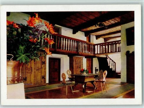 7550 Scuol Schuls - Hotel Guardaval Korridor Engadinerhaus Döss